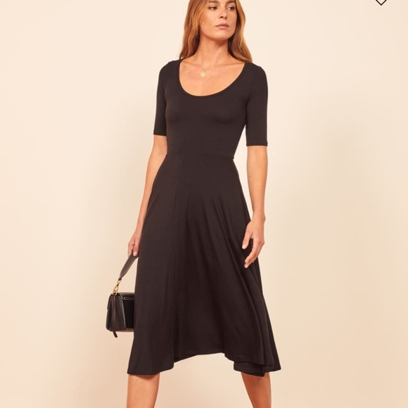 Reformation Lilian Midi Dress Small - Picture 4 of 9